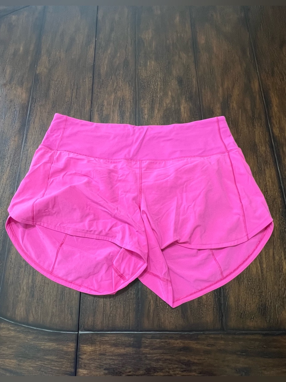 Lululemon Speed Up High-Rise Short 4" Sonic Pink Stretch Quick Dry Size 12